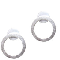 Silberohrstecker, icematt/feinmatt Silberohrstecker, icematt/feinmatt