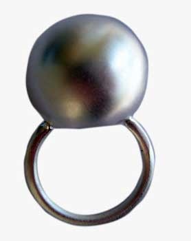 Ring, Kugel ( Durchmesser ca. 18 mm)