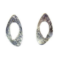 Vorschau: Silberohrstecker, eismatt Vorschau: Silberohrstecker, eismatt