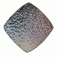 quadratischer Silberanhänger, gehämmert quadratischer Silberanhänger, gehämmert