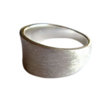 Silberring, icematt Silberring, icematt