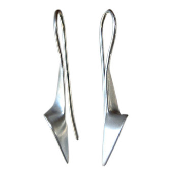 Gedrehter Ohrhänger, Silber