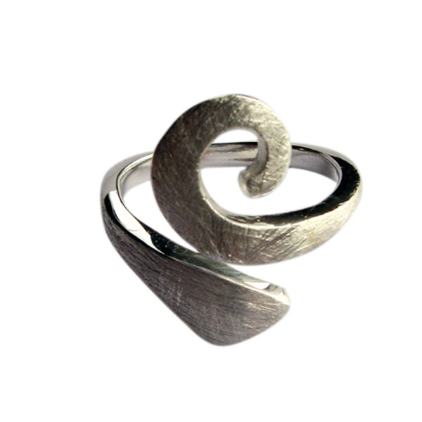Massiver Silberring. 