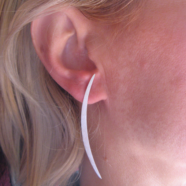 Ohrstecker, Silber, icematt