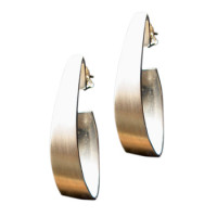 Silberohrstecker, feinmatt Silberohrstecker, feinmatt