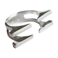 Designring aus massivem Silber Designring aus massivem Silber