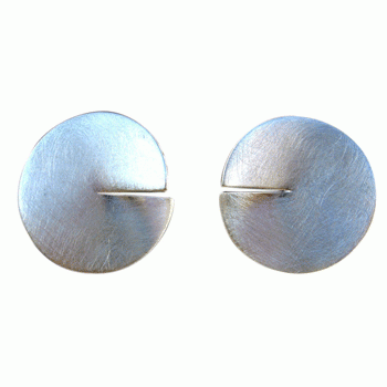 Ohrstecker, Silber, icematt