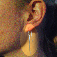 Ohrhänger aus 925er Silber. Ohrhänger aus 925er Silber.