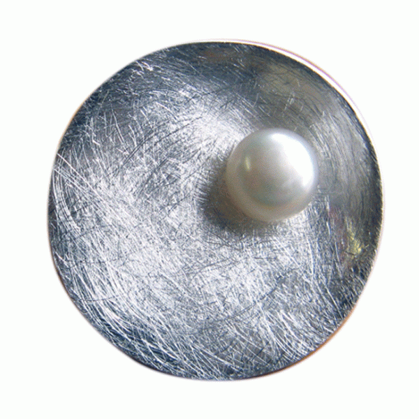 P 659 Silberanhänger mit Perle