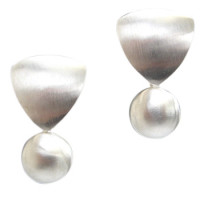 beweglicher Ohrstecker,Silber ,mit Kugel beweglicher Ohrstecker,Silber ,mit Kugel