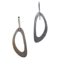 Ohrhänger, Silber, eismatt Ohrhänger, Silber, eismatt