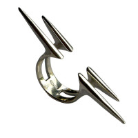 offener Designring, Massiv Silber offener Designring, Massiv Silber