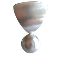 Silberanhänger, feinmatt mit beweglicher Kugel Silberanhänger, feinmatt mit beweglicher Kugel