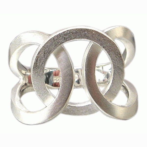 Designring in Silber