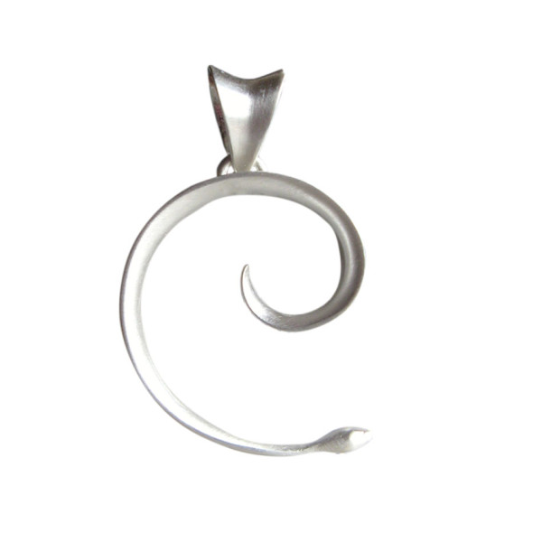 Spiralanhänger aus 925er Silber