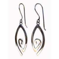 Ohrhänger ,Silber, ca. 35x15 mm  Ohrhänger ,Silber, ca. 35x15 mm