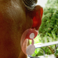 Ohrstecker Silber, eismatt Ohrstecker Silber, eismatt