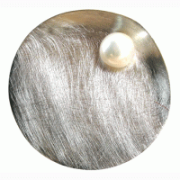 Hänger,Silber, icematt ,mit Perle Hänger,Silber, icematt ,mit Perle