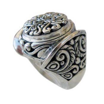 Ring Silber, Bali-Style