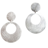 Ohrschmuck, eismatt. 925er Silber Ohrschmuck, eismatt. 925er Silber