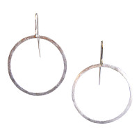 Ohrhänger Silber, eismatt Ohrhänger Silber, eismatt